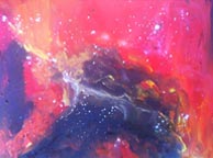 lagoon nebula I painting